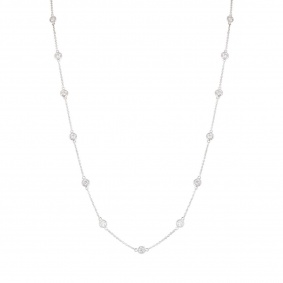 White Gold Diamond Necklace 2.31ct